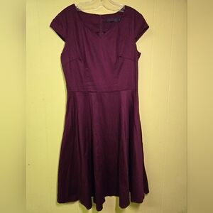 Elegant Purple Women's Dress
